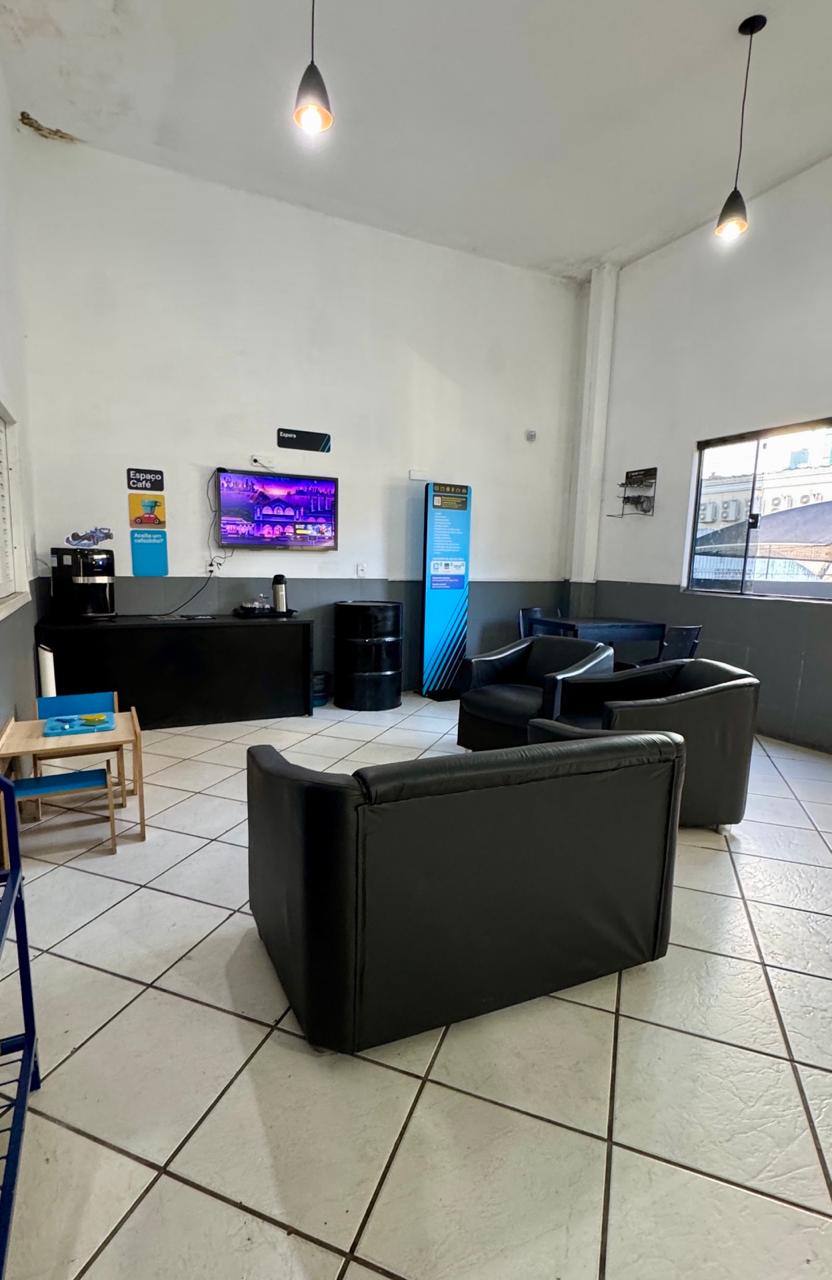 Sala de espera confortável