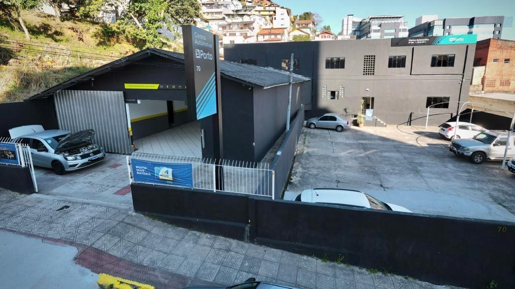 Vista aérea da oficina